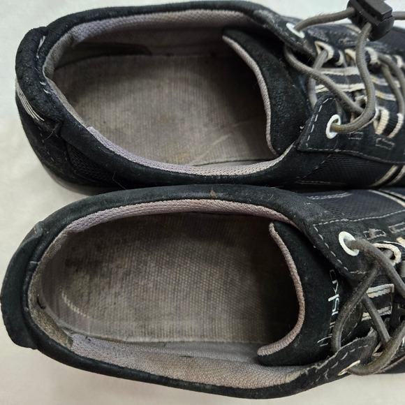 DANSKOS - Comfortable Walking Shoes Everyday Sneakers Black Suede Leather